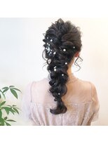 ピノリコ Hair&make pinorico&nbsp;編み下ろしヘアアレンジ