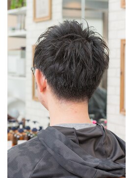 ヘアージャンティ(HAIR GENTIL) メンズ ショート 【 刈り上げ × ソフトツーブロック 】