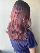 エル セルカ 高田馬場(el CERCA)&nbsp;パープルピンクグラデーション★韓国巻き【el CERCA高田馬場】