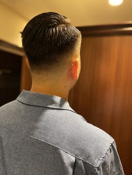 ヒロギンザ 田町店(HIRO GINZA) メンズ七三フェードスタイル／ヒロ銀座／理容室/田町/三田