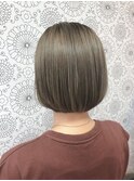 大人ブルージュカラー☆ストレートボブ