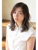 ヌーン ヘアメイク プラス ハッピータイムズ(NOON hair make+happy times) 耳かけ☆透明感イルミナアッシュベージュ 中野ヌーンstyle135