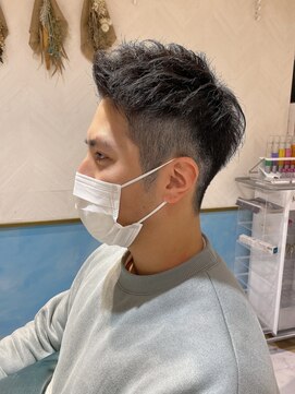 ロンド ストラーダ 心斎橋(Lond strada) 【津賀　涼】大人カッコいいジェットモヒカン刈り上げビジネス☆