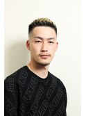 七三オールバックかき上げヘアコンマヘア１８８