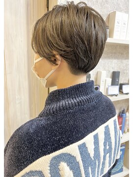 キャアリー(Caary) 福山市美容室Caary 刈り上げスッキリベリーハンサムショート