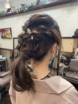 ディー エメ(D-aimer-)&nbsp;ローポニー★　【ヘアセット】