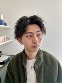 ツーブロツイストスパイラルパーマ