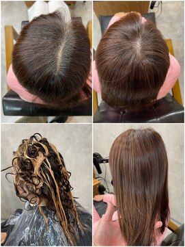 モイ(moy) 脱白髪染め!ロッド式白髪ぼかしハイライト/グラデーションカラー