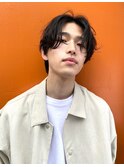ハンサムショート×ニュアンスパーマ