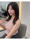 セルフィーラベンダー_イメチェンハッシュカット似合わせカット