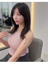 ノク(nok)&nbsp;セルフィーラベンダー_イメチェンハッシュカット似合わせカット