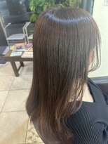 クライブ ヘアー 千葉中央店(CRiB hair) エアーストレート（弱酸性縮毛矯正）＆M３Dカラー