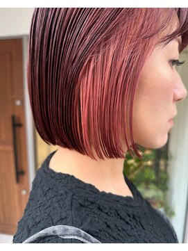 インビテーション(invitation) インナーカラー・ピンク・ピンクベージュ・カシス・レッド