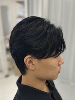 バース 梅田中崎町店(BIRTH)&nbsp;ニュアンスパーマセンターパートフェザーパーマ韓国メンズパーマ