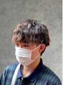 波巻きパーマ