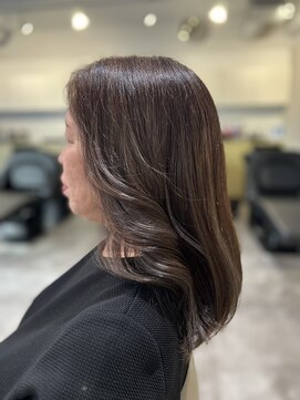 ソイクフ 四条大宮店(SOY-KUFU) 大人可愛い◎イメチェン似合わせカット◎ 白髪ぼかし