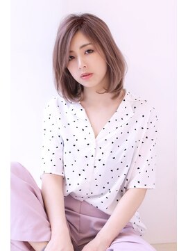 オーロ 池田店(ORO) 20代30代40代50代ボブルフネビージュ小顔ワンレンショート