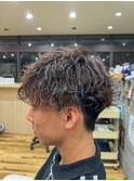 波巻きパーマ[津田沼駅/Men's/メンズカット/パーマ]