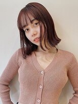 ザ ドッツ(THE DOTS) ブラウンベージュ ブリーチなしダブルカラー ウェーブヘア 韓国