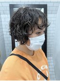 マッシュショート×ゆるふわパーマ