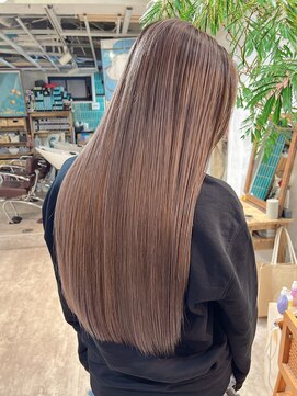 ロア インターナショナル 新宿店(LoA International) 【LoA】ブリーチ毛にできる縮毛矯正髪質改善ハイダメージ
