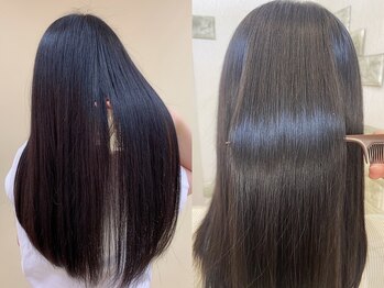 ジパング 押上店(Zipangu)の写真/髪と頭皮に優しく憧れの美髪をお届け。気になるクセを伸ばしペタっとしない自然な仕上がりへ♪