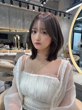 ロンドメリア 天神大名店(Lond Melia) レイヤーカット小顔に見せるヘア/韓国ヘア/髪質改善/福岡/博多