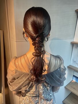 シャルムバイケンジ(Charm.by KENJE) 【ポニーテール】結婚式/浴衣/着付/銀座/ヘアセット/アレンジ