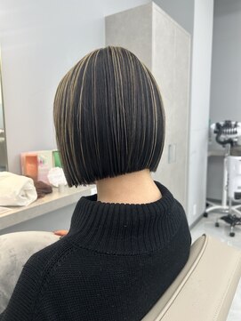 ネイロ 北千住(NeiRo) ショートカットショートボブレイヤーボブブリーチなしカラー