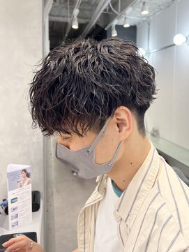 ボンドストーリールミエール(Bond Story lumiere) 名古屋/ラウンドマッシュ/波巻きスパイラルパーマ/ツーブロック