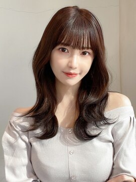 アフロート エル 錦糸町(AFLOAT L) 暗髪×髪質改善で憧れのツヤ髪に♪ワンカールセミロング