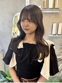 韓国ヘア/顔周りカット/レイヤーカット/くびれヘア/グレージュ