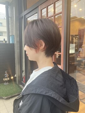 ミリュウ(Milieu) マッシュショート/オレンジカラー