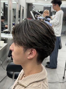 パーマ落としストレート