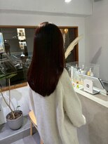 2195ヘアー 世田谷代田(2195hair)&nbsp;地毛風カラー/地毛風ストレート/黒髪ロング/韓国風巻き/髪質改善