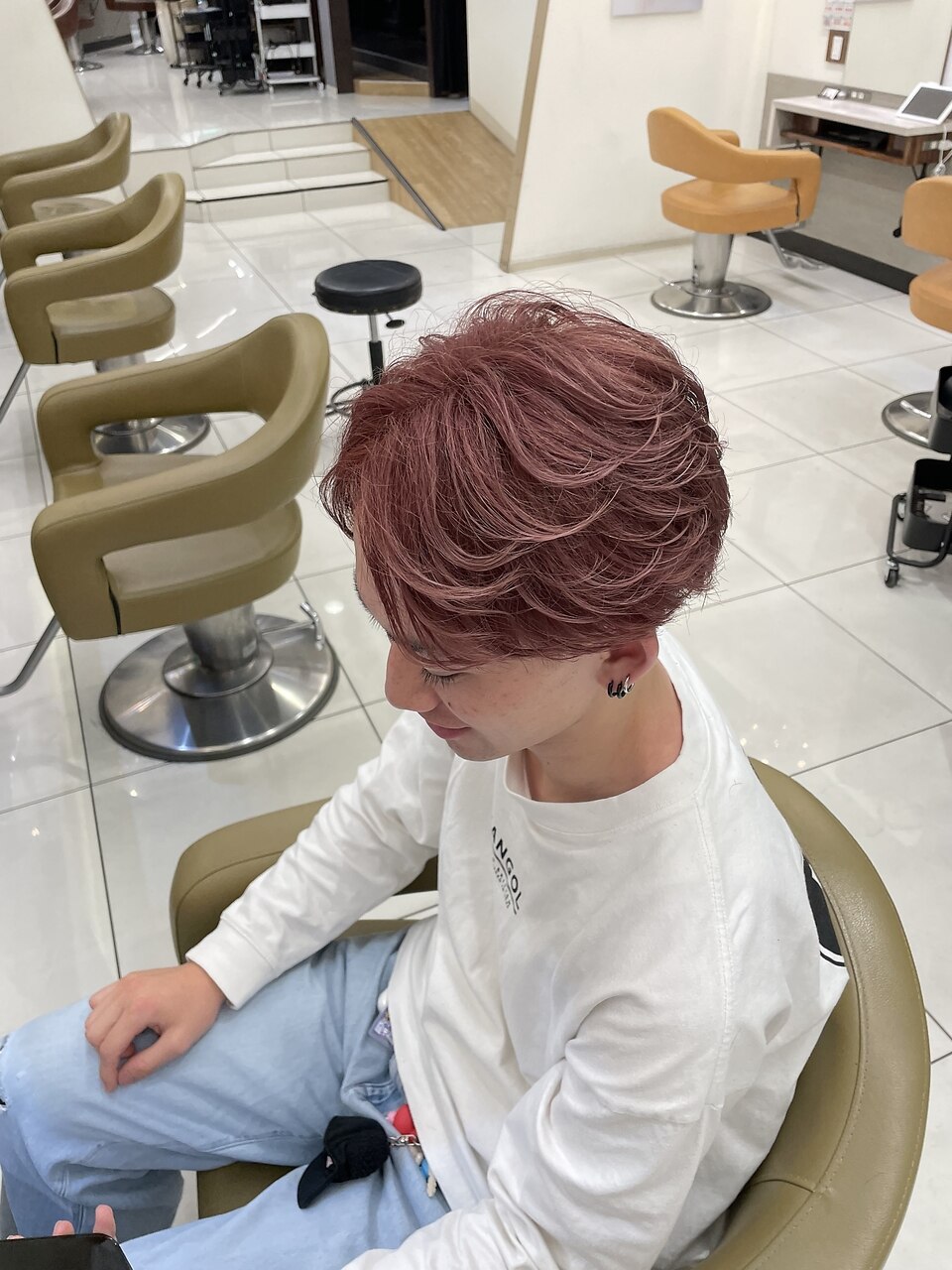 ピンクベージュ ナチュラルフェザー：L212191244｜アース