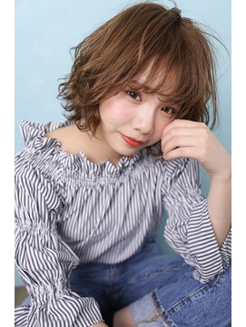 テューアヘアガーデン 豊川店(tua hair garden) アンニュイな雰囲気のふわくしゅレイヤーボブ