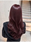 黒髪クラゲヘアーオリーブグレー小顔ココアベージュ