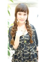 ウイングスガーデン 鶴川(WINGS garden) ガーリー三つ編みアレンジ