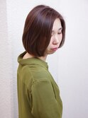 【RecRe　hair】イルミナカラートワイライト×ワンレンボブ