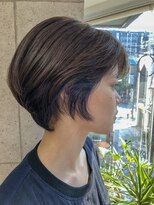 ア セカンド 清藤美容室第弐號(a sekand)&nbsp;丸みショートボブ×ポイントカラー