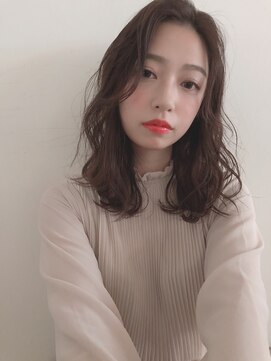 チョビー 銀座(chobii) グレージュ/デジタルパーマ/小顔/レイヤー/大人/人気/高柳