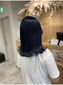 色落ちも綺麗!ディープブルー
