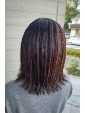 イコウヘアデザイン(icou hair design) 脱白髪染め!!ハイライト