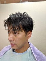 スマイル(Smile) ツーブロックスマートマッシュ ショート ビジネスマン 学生 黒髪