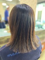 アークスヘアー&nbsp;アッシュハイライト髪質改善トリートメント艶感ストレート透明感