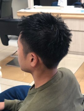 ヘアークリアー せんげん台 メンズカット 爽やかショートスタイル アップバング