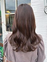 ヘアーエポック(hair epoque) 小顔ショコラアッシュヘルシースタイルふんわりカール