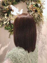 ミモザ ビカミドウ 自由が丘(Mimosa Bigamido) ミディアムヘア 髪質改善ストレート カラー トリートメント