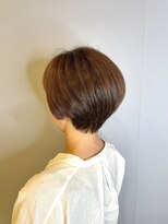 ブロッサム 東久留米店(Blossom)&nbsp;20代30代ミニボブココアブラウン小顔美肌ストレート丸み